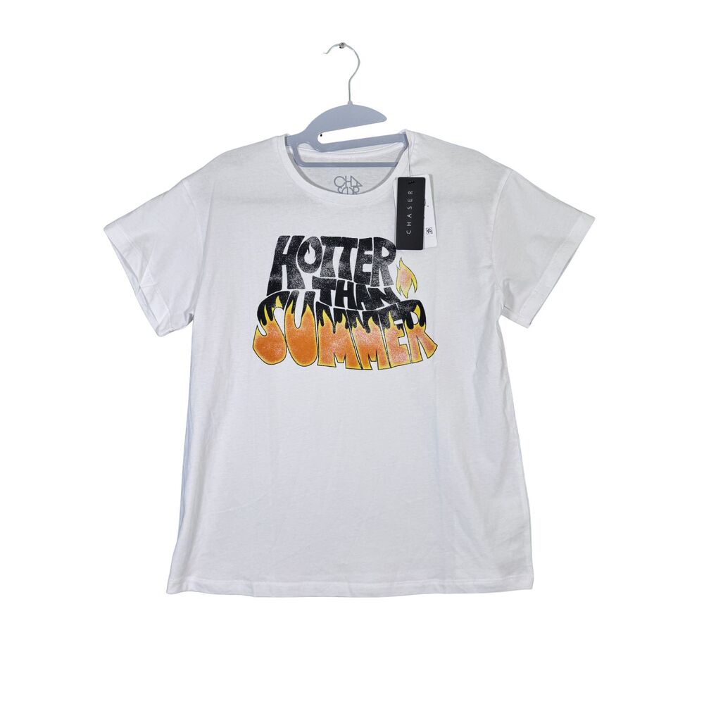 NWT Chaser Hotter Than Summer Graphic Tee Womens XS